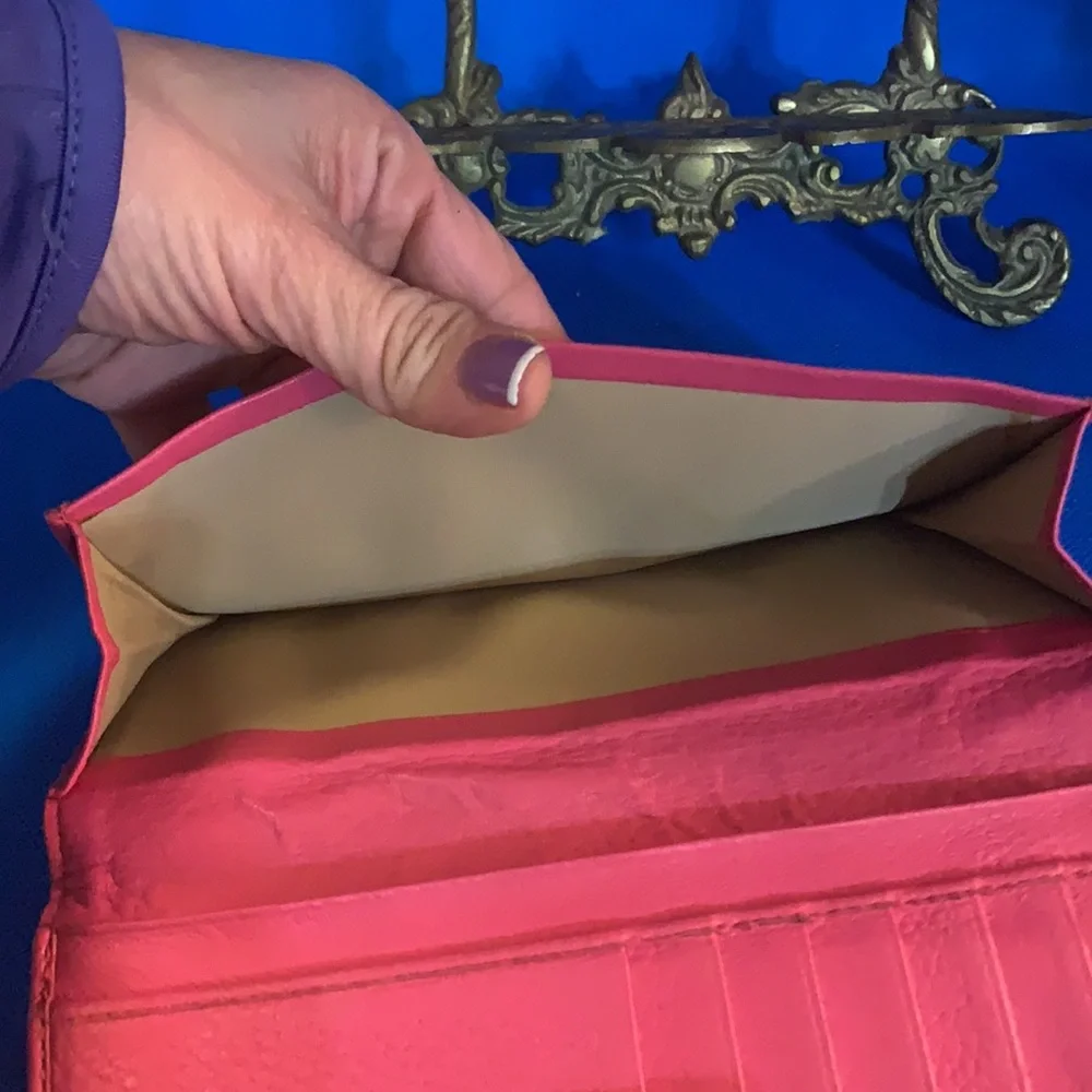 Christian Dior Dorrisimo Pink Monogram‎ Trotter Long Flap Wallet serial #